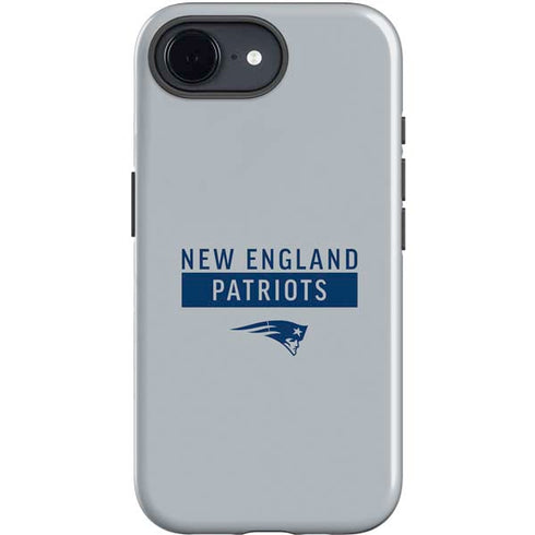 NFL New England Patriots Grey Performance Series iPhone 16e Impact Case