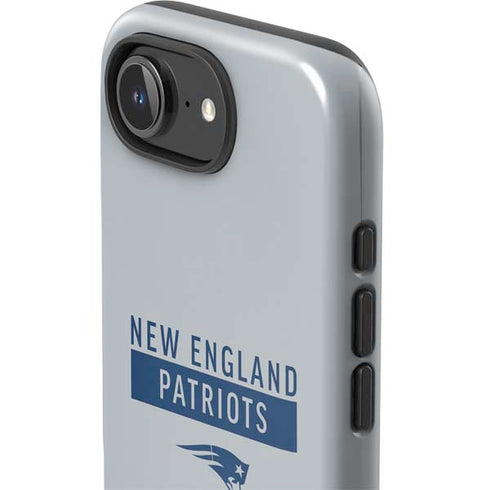 NFL New England Patriots Grey Performance Series iPhone 16e Impact Case