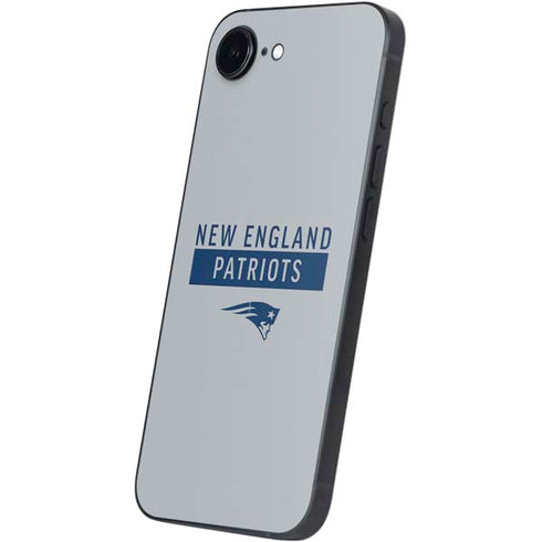 NFL New England Patriots Grey Performance Series iPhone 16e Skin