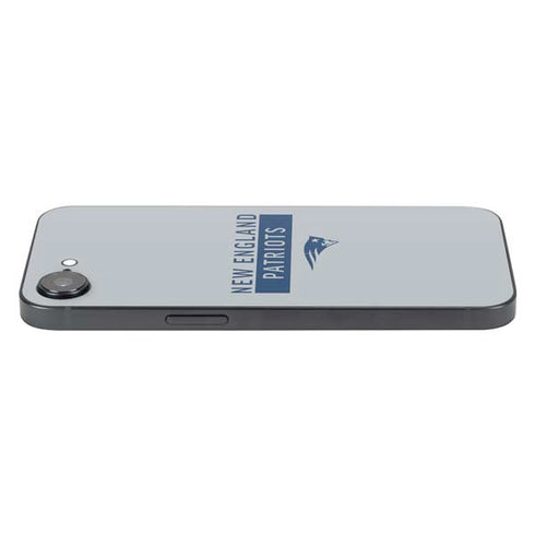 NFL New England Patriots Grey Performance Series iPhone 16e Skin
