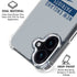 NFL New England Patriots Grey Performance Series iPhone 17 Clear Case