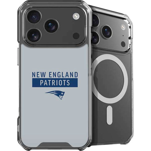 NFL New England Patriots Grey Performance Series iPhone 18 Pro MagSafe Case