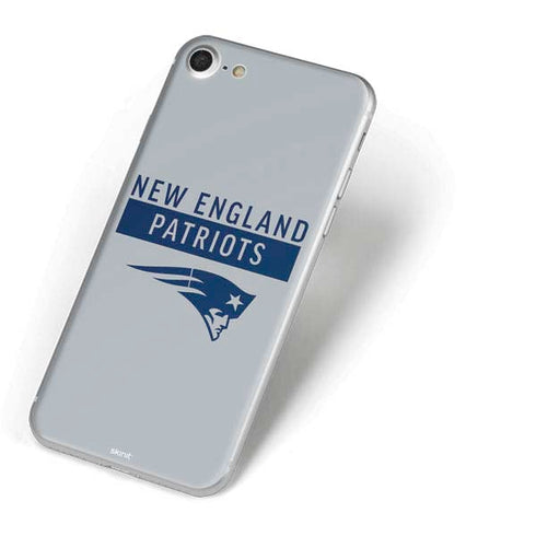 NFL New England Patriots Grey Performance Series iPhone 8 Skin