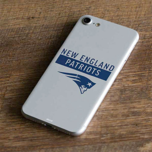 NFL New England Patriots Grey Performance Series iPhone 8 Skin