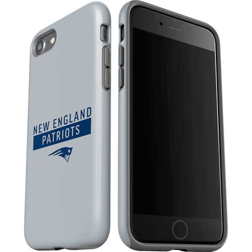 NFL New England Patriots Grey Performance Series iPhone SE (2nd & 3rd Gen) Pro Case