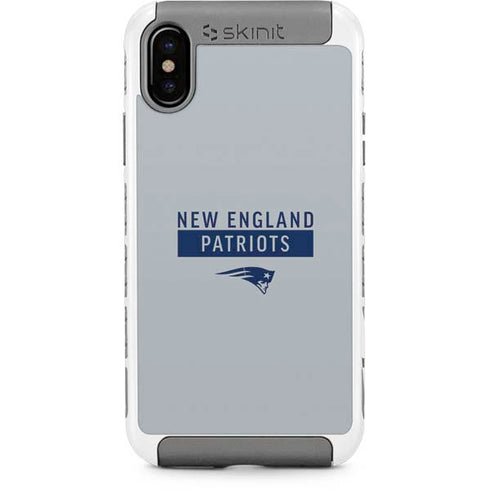 NFL New England Patriots Grey Performance Series iPhone Cases