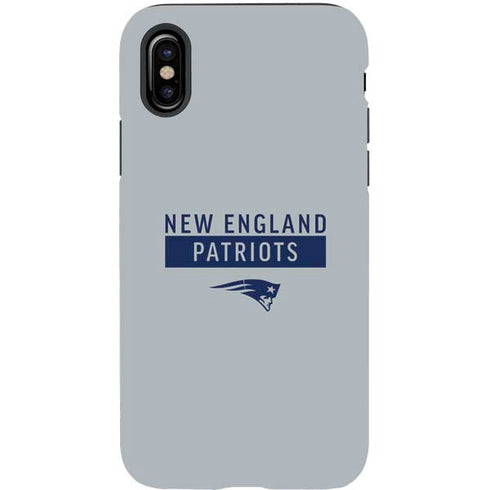 NFL New England Patriots Grey Performance Series iPhone X Pro Case