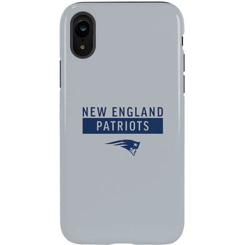 NFL New England Patriots Grey Performance Series iPhone XR Pro Case