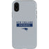 NFL New England Patriots Grey Performance Series iPhone XR Pro Case