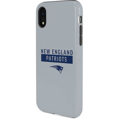 NFL New England Patriots Grey Performance Series iPhone XR Pro Case