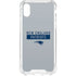 NFL New England Patriots Grey Performance Series iPhone XS Clear Case