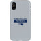 NFL New England Patriots Grey Performance Series iPhone XS Pro Case