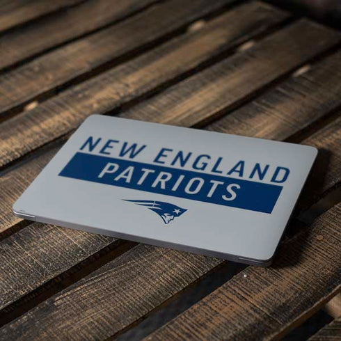 NFL New England Patriots Grey Performance Series Apple MacBook Air Skin