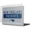 NFL New England Patriots Grey Performance Series MacBook Pro 14in (2021-24) Case plus Skin