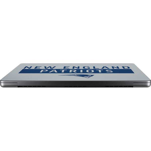 NFL New England Patriots Grey Performance Series Apple MacBook Pro 14-inch Skin