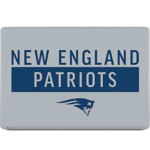 NFL New England Patriots Grey Performance Series MacBook Skins