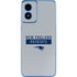 NFL New England Patriots Grey Performance Series Moto G Play 4G (2024) Skin