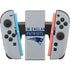 NFL New England Patriots Grey Performance Series Nintendo Switch 2 (2025) Joy-Con Controller Skin