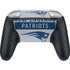NFL New England Patriots Grey Performance Series Nintendo Switch 2 (2025) Pro Controller Skin