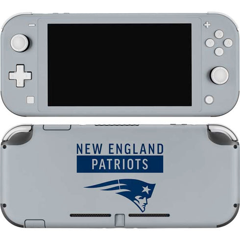 NFL New England Patriots Grey Performance Series Nintendo Skins