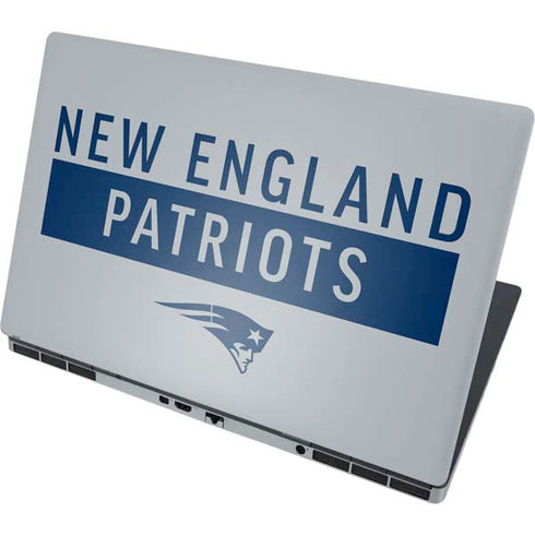 NFL New England Patriots Grey Performance Series Dell Precision Skin