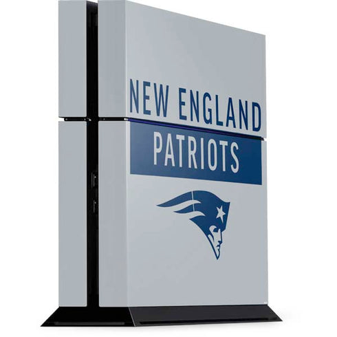 NFL New England Patriots Grey Performance Series PlayStation PS4 Skins