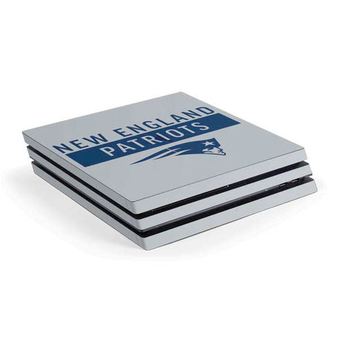 NFL New England Patriots Grey Performance Series PlayStation PS4 Skins