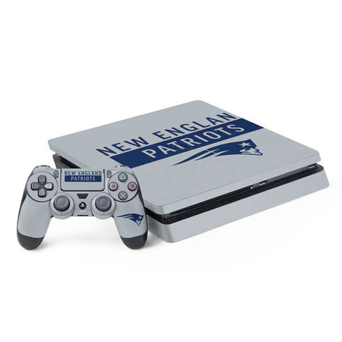 NFL New England Patriots Grey Performance Series PlayStation PS4 Skins
