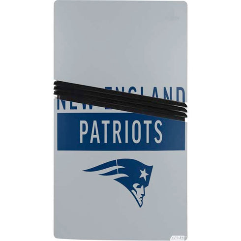 NFL New England Patriots Grey Performance Series PS5 Pro Bundle Skin