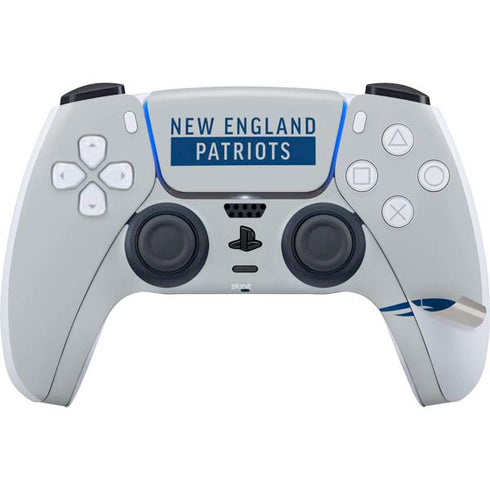 NFL New England Patriots Grey Performance Series PS5 Pro Bundle Skin