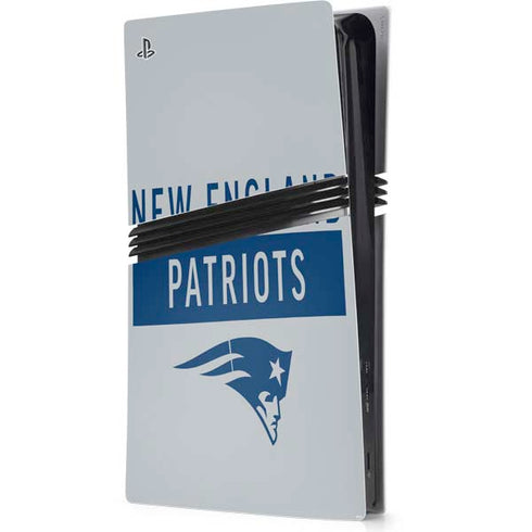 NFL New England Patriots Grey Performance Series PlayStation PS5 Skins
