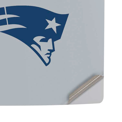 NFL New England Patriots Grey Performance Series PS5 Pro Disk Console Skin
