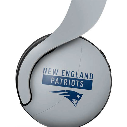 NFL New England Patriots Grey Performance Series PULSE 3D Wireless Headset for PS5 Skin