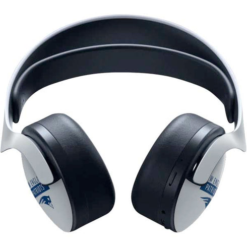 NFL New England Patriots Grey Performance Series PULSE 3D Wireless Headset for PS5 Skin