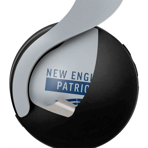 NFL New England Patriots Grey Performance Series PULSE 3D Wireless Headset for PS5 Skin