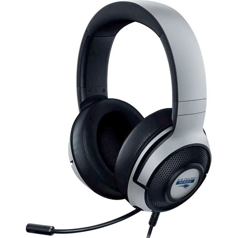 NFL New England Patriots Grey Performance Series Razer Kraken X Skin