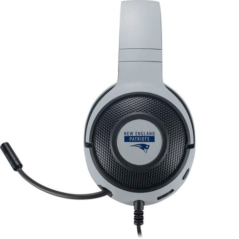 NFL New England Patriots Grey Performance Series Razer Kraken X Skin
