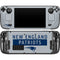 NFL New England Patriots Grey Performance Series Steam Deck Handheld Gaming Computer OLED Skin