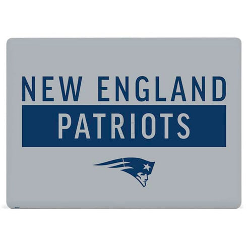 NFL New England Patriots Grey Performance Series Surface Laptop 3 13.5in Skin