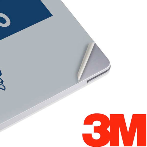 NFL New England Patriots Grey Performance Series Surface Laptop 3 13.5in Skin