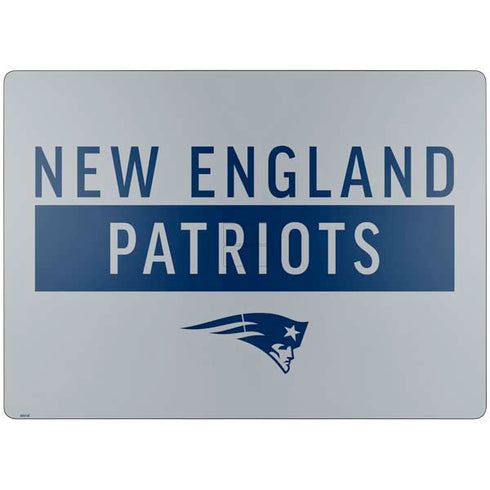 NFL New England Patriots Grey Performance Series Surface Laptop 7 13.8in Skin
