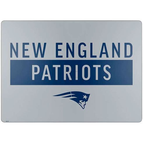 NFL New England Patriots Grey Performance Series Surface Laptop 7 15in Skin