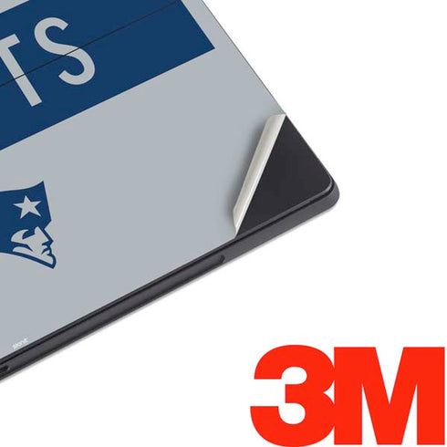 NFL New England Patriots Grey Performance Series Surface Pro 7 Skin