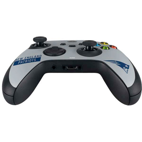 NFL New England Patriots Grey Performance Series Xbox Series X Controller Skin