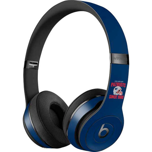 NFL New England Patriots Helmet Beats Solo 3 Wireless Skin
