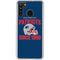 NFL New England Patriots Helmet Galaxy A21 Clear Case