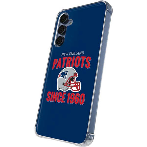 NFL New England Patriots Helmet Galaxy A35 5G Clear Case