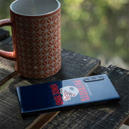 NFL New England Patriots Helmet Galaxy Note 10 Plus Skin