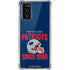 NFL New England Patriots Helmet Galaxy Note20 5G Clear Case