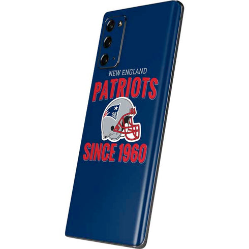 NFL New England Patriots Helmet Galaxy Note20 5G Skin